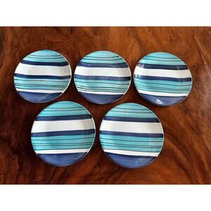 Vintage Cool River Salad Plate by Pfaltzgraff Set of 5